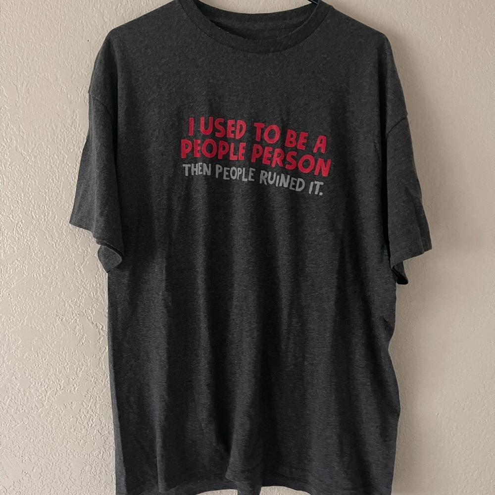 Grumpy Man Shirt Size XL People Person